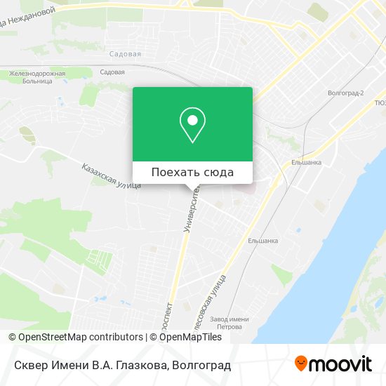Карта Сквер Имени В.А. Глазкова