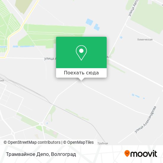Карта Трамвайное Депо