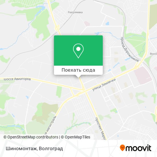 Карта Шиномонтаж