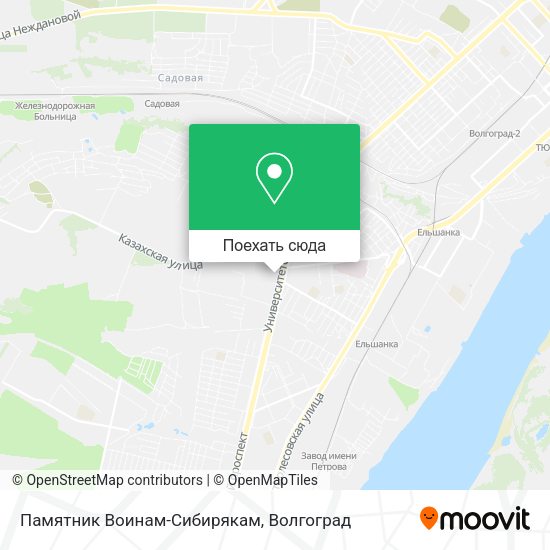 Карта Памятник Воинам-Сибирякам