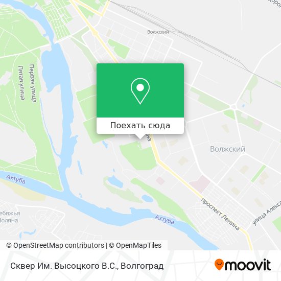 Карта Сквер Им. Высоцкого В.С.