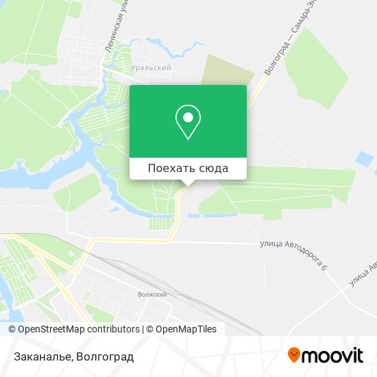 Карта Заканалье