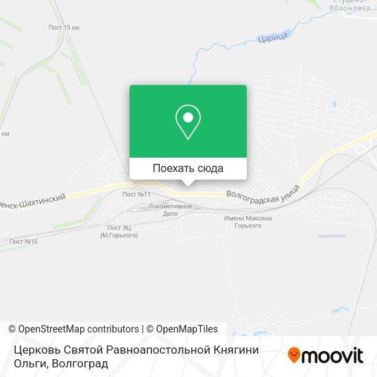 Карта Церковь Святой Равноапостольной Княгини Ольги