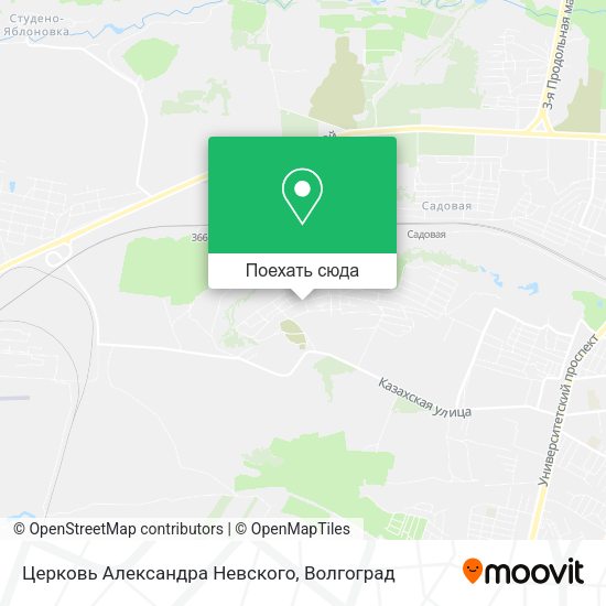 Карта Церковь Александра Невского