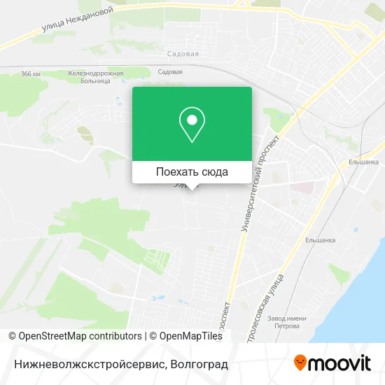 Карта Нижневолжскстройсервис