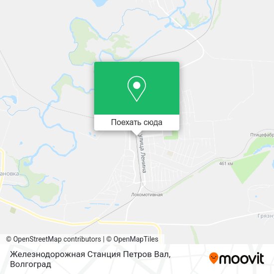 Карта Железнодорожная Станция Петров Вал