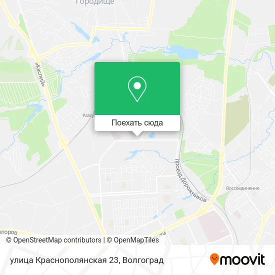 Карта улица Краснополянская 23