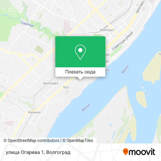 Карта улица Огарева 1
