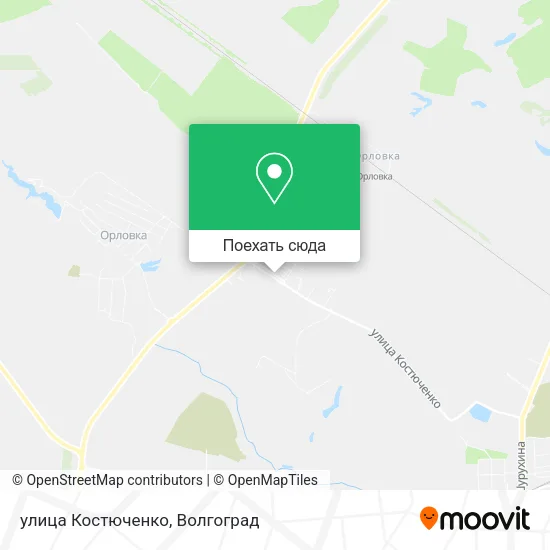 Карта улица Костюченко