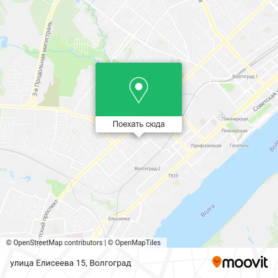 Карта улица Елисеева 15