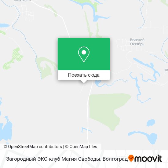 Карта Загородный ЭКО-клуб Магия Свободы