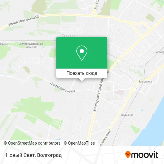 Карта Новый Свет