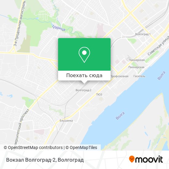 Карта Вокзал Волгоград-2
