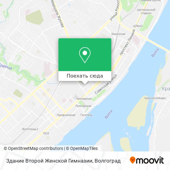 Карта Здание Второй Женской Гимназии