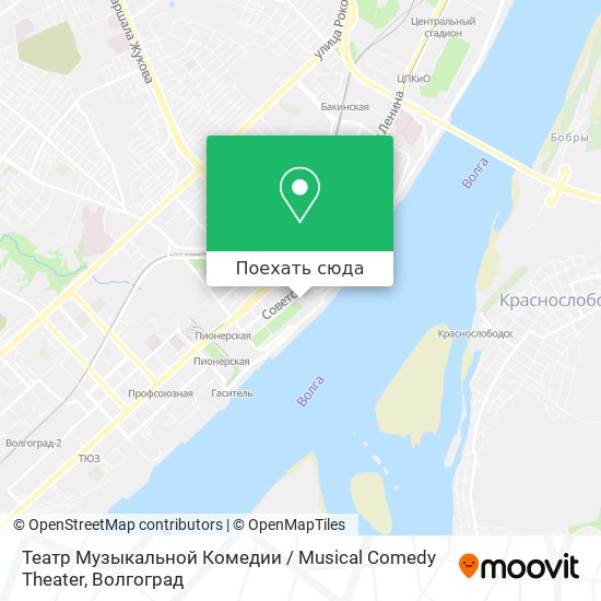 Карта Театр Музыкальной Комедии / Musical Comedy Theater