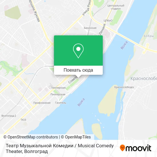 Карта Театр Музыкальной Комедии / Musical Comedy Theater