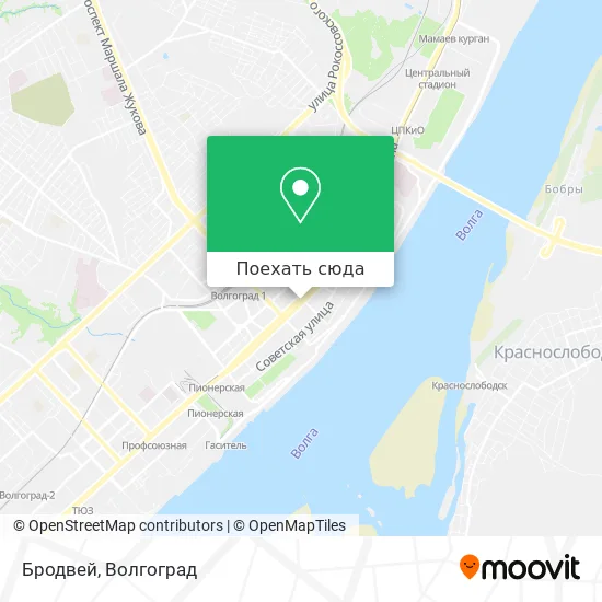 Карта Бродвей