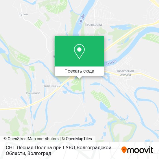 Карта СНТ Лесная Поляна при ГУВД Волгоградской Области