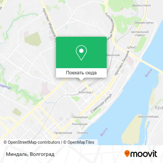 Карта Миндаль