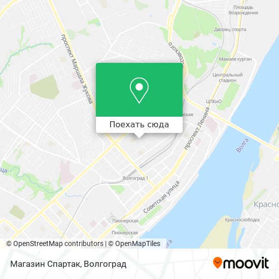 Карта Магазин Спартак