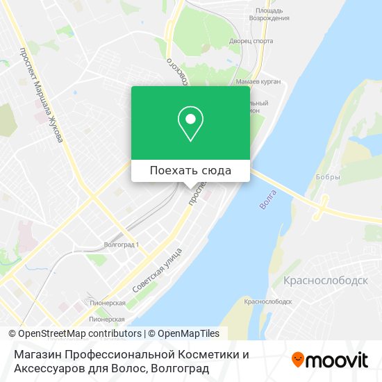 Карта Магазин Профессиональной Косметики и Аксессуаров для Волос