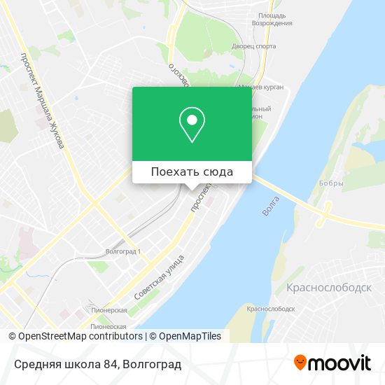 Карта Средняя школа 84