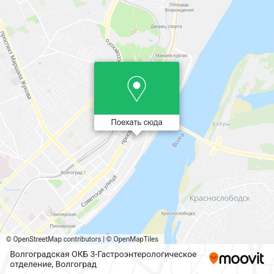 Карта Волгоградская ОКБ 3-Гастроэнтерологическое отделение