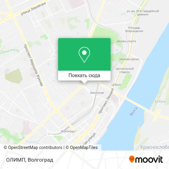 Карта ОЛИМП