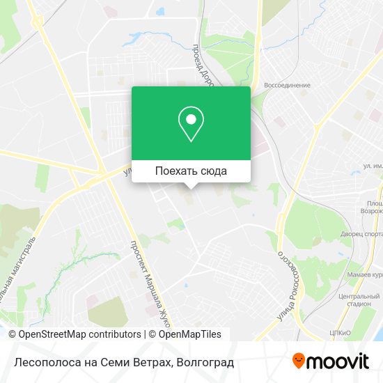Карта Лесополоса на Семи Ветрах