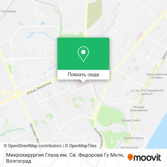 Карта Микрохирургия Глаза им. Св. Федорова Гу Мнтк