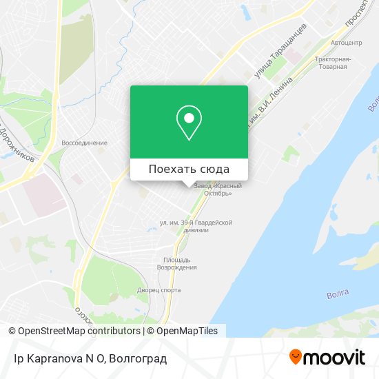 Карта Ip Kapranova N O