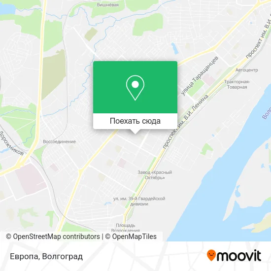 Карта Европа