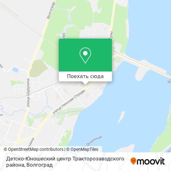 Карта Детско-Юношеский центр Тракторозаводского района