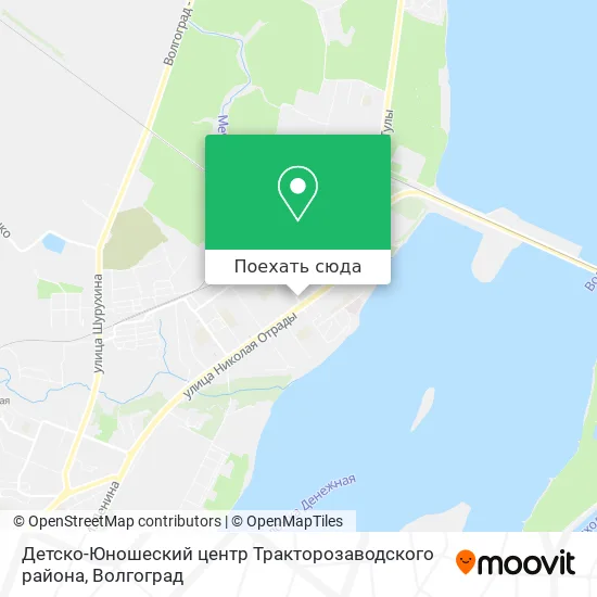 Карта Детско-Юношеский центр Тракторозаводского района