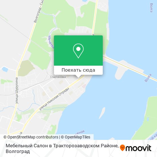 Карта Мебельный Салон в Тракторозаводском Районе