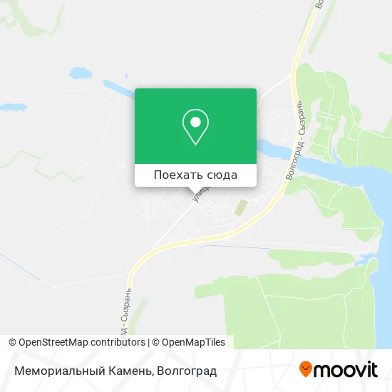 Карта Мемориальный Камень