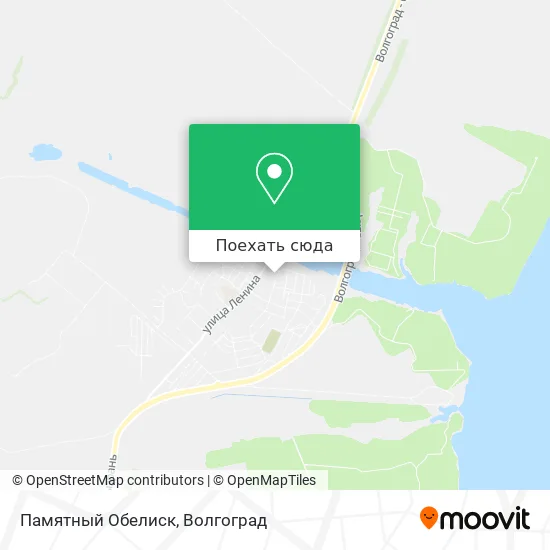 Карта Памятный Обелиск