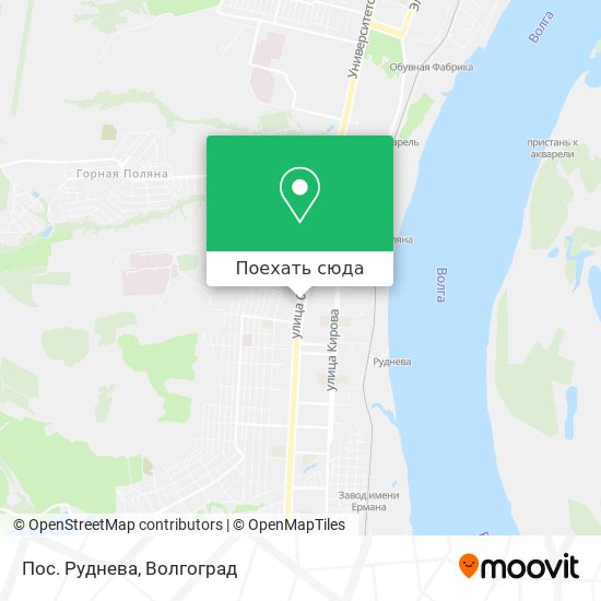 Карта Пос. Руднева