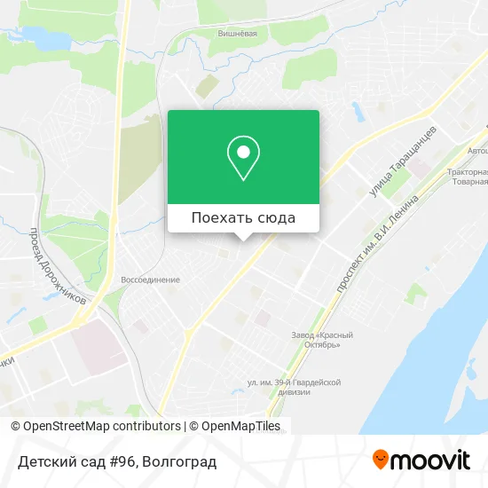 Карта Детский сад #96