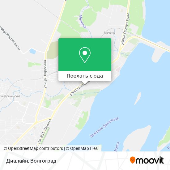 Карта Диалайн