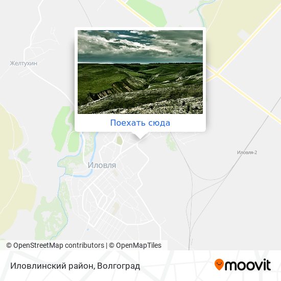 Карта Иловлинский район