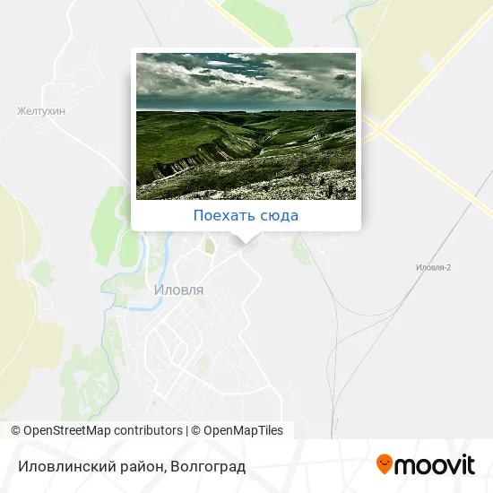 Карта Иловлинский район
