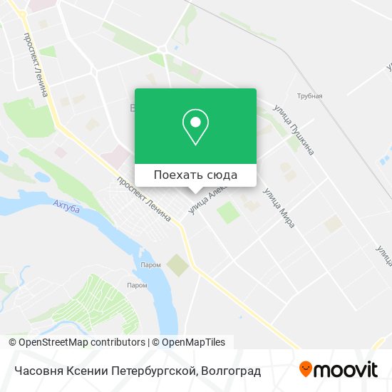 Карта Часовня Ксении Петербургской