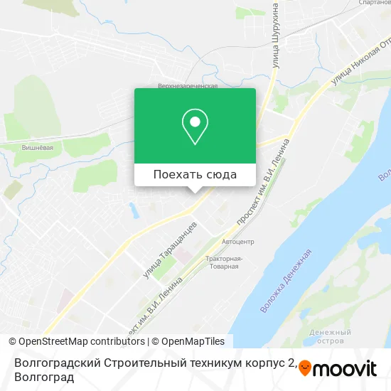 Карта Волгоградский Строительный техникум корпус 2