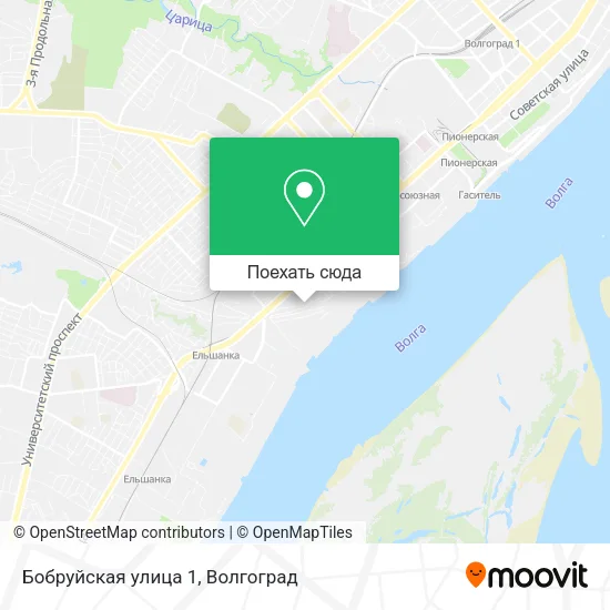 Карта Бобруйская улица 1