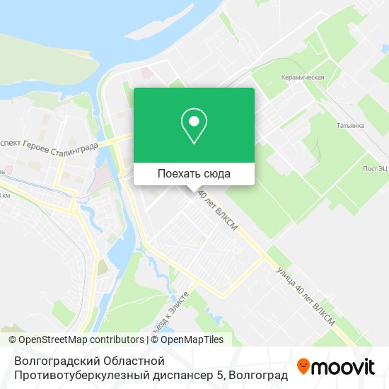 Карта Волгоградский Областной Противотуберкулезный диспансер 5