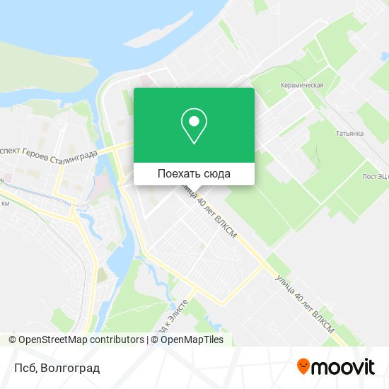 Карта Псб