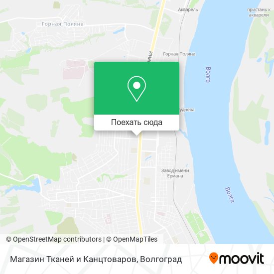 Карта Магазин Тканей и Канцтоваров