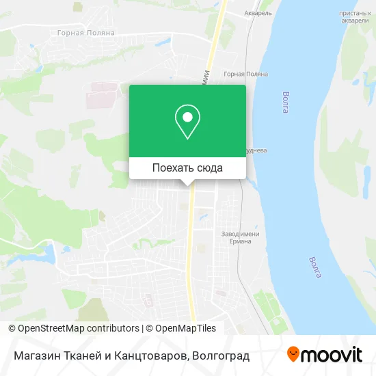 Карта Магазин Тканей и Канцтоваров