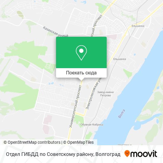 Карта Отдел ГИБДД по Советскому району